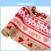 Elegant Valentine's Day Satin Ribbons Heart Bow Fabric For Gift Wrapping Decoration