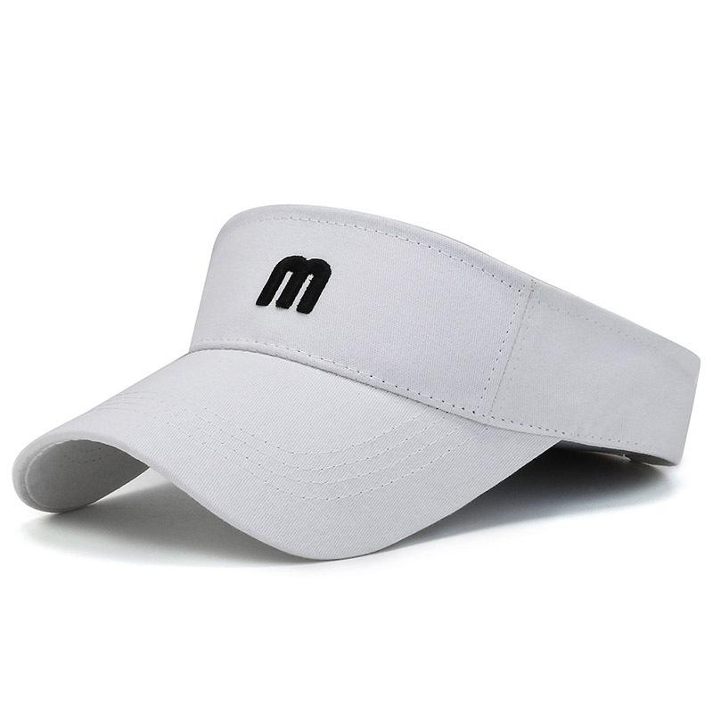Empty Letter M Top Hat Ladies Summer Outdoor Sports Running Breathable Gift