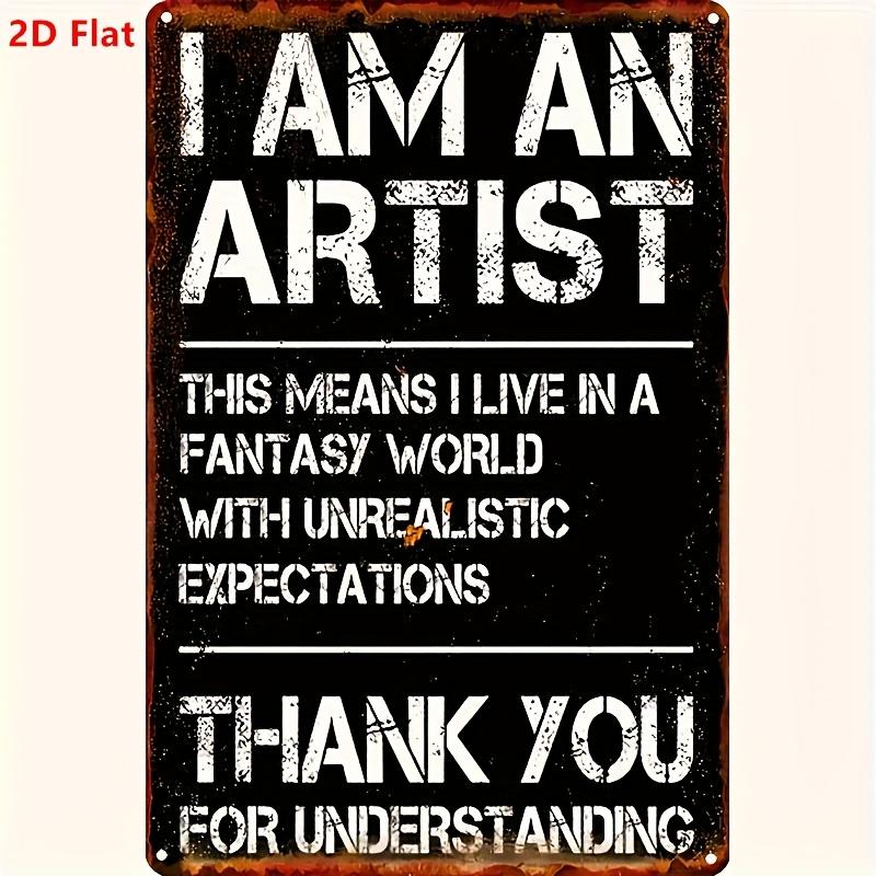 

Interesting Artist Fantasy Wall Decoration Retro Humorous Office and Cafe Decorations Easy to Hang Wall Decorations Roo 20x30cm（7.8x11.8inch）