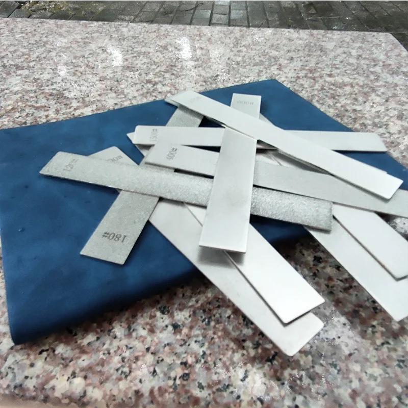 Professional Diamond Sharpening Stone Grit 150-3000# Whetstone Knives Open the Blade Tool DIY Woodwork Accessories Kitchen 2PCS