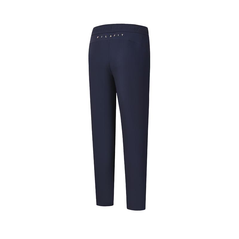 Fila Fitness Logo Simple Comfortable Knit Sports Pants Women Bottoms Royal-Blue A61W421602FNV