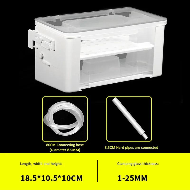 Three-in-one Filter Turtle Tank Low Water Level Water Purifier Fish Tank Drip Box Water Curtain Filter Box Pet Aquarium Supplies