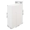 Plastic Laundry Detergent Dispenser White Leak-Proof Dispenser Bottle Durable Reusable Liquid Soap Dispenser Household Use