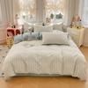 2025 New Spring and Summer Quilt Cover Three-piece Skin-friendly Grinding 13070 High-count Cotton Four-piece Bedding