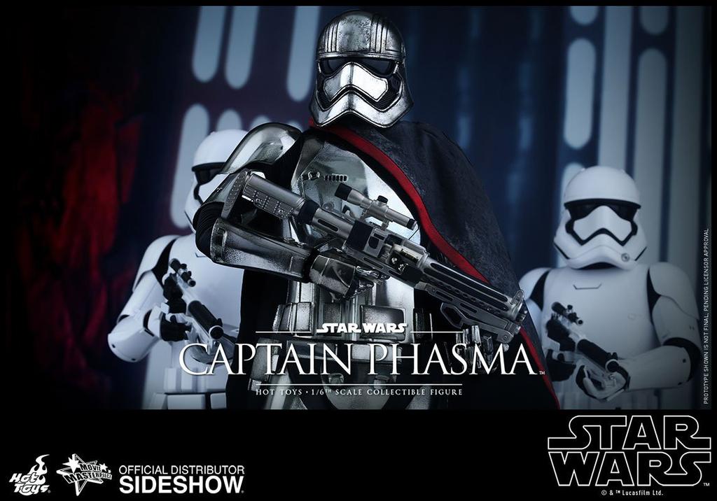 Movie Masterpiece Star The Force Awakens Captain Phasma Scale Plastic Painted Movable Figure Wars 1/6