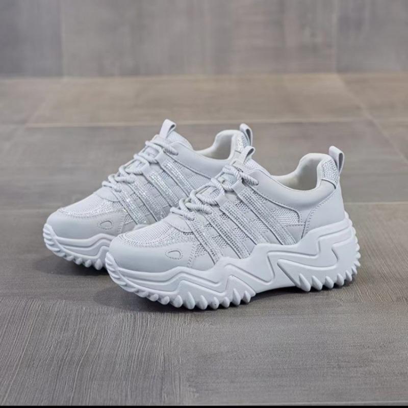 Dad shoes women's summer new mesh breathable sports shoes versatile muffin thick sole heightening casual shoes