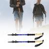 1pc Adjustable Walking Trekking Poles Aluminum Alloys Trekking Poles Telescopic Climbing Stick for Hiking and Hunting