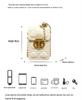 Barney Princess 2024 Luxe Mini Ketting Telefoontas - Dames Schouder- & Messenger Tas uit Zuid-Korea
