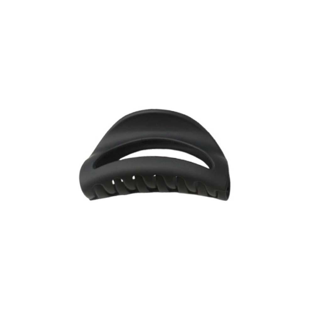 Safe Elastic Plastic Hair Claw Creative Solid Color Shark Clip Fashion Silicone Shark Clip  Daily