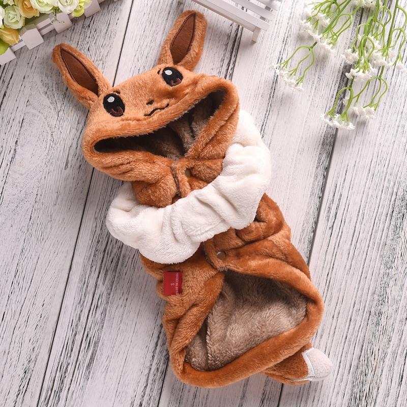 Lustiges Halloween-Kostüm für kleinen Hund Fleece Warm Cosplay Haustier Corgi Französische Bulldogge Welpe Mittel Kleidung Mantel Jacke Accessoire