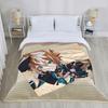 Gorou Genshin Impact Game Blanket Fleece All Season  Multi-function Soft Throw Blankets for Home Couch Plush Thin Quilt