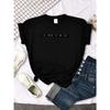 T-shirt da Donna con Stampa Lettere Amici Creativi Magliette Casual Stile Harajuku Giappone Girocollo Abbigliamento Ragazza Slim Divertente T-shirt 70318