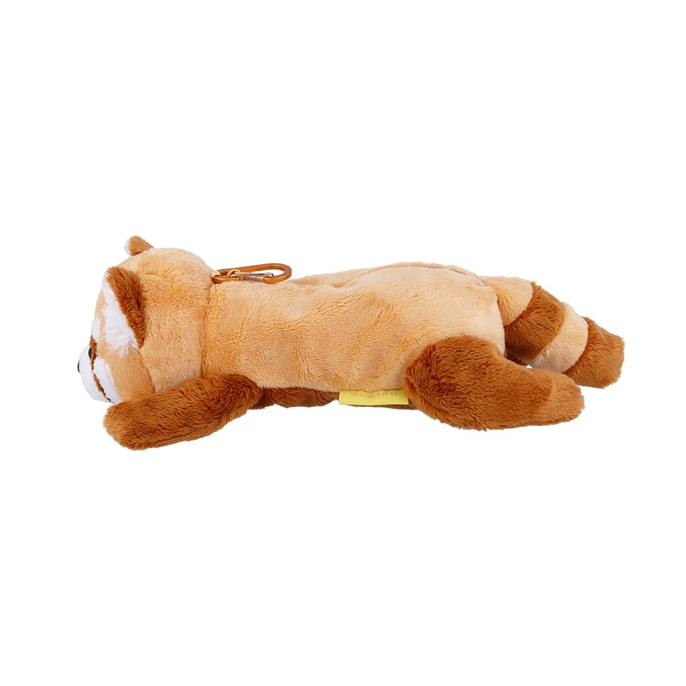 Sunstar Stationery Pencil Case Plush Pencil Case Nuimi 3 Red Panda S1429078