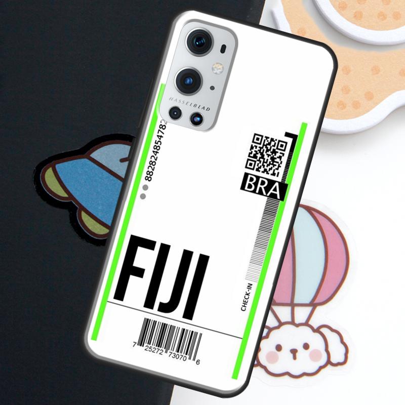 Fly Ticket Air Tickets Travel Label For Realme 15 14 11 12 13 10 Pro Plus C35 C71 C75 C65 C55 C63 C61 C53 C67 GT6 GT7 Pro Case