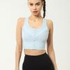 OEING Front-Zip Anti-Shock Sports Bra