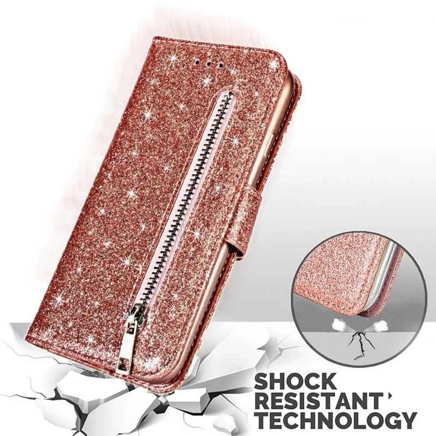Wallet Zipper Flip Leather Case For Galaxy A0s A06 A12 A13 A14 A1 A16 A21s A24 A2 A32 A33 A34 A3 A0 A1 A2 A3 A4 A A71
