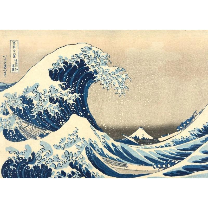 

Красочные гигантские волны Канагавы ретро-арт-постер японская Укиё-э гора Фудзи холст картины настенные принты картина комната домашний декор 21cm×30cm NoFrame