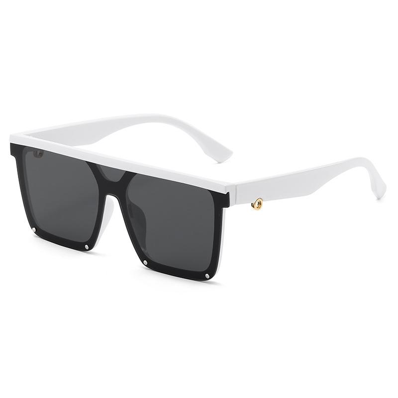 Fashionable Large Square Frame Sunglasses: European & American Street Style with Luxury Design
