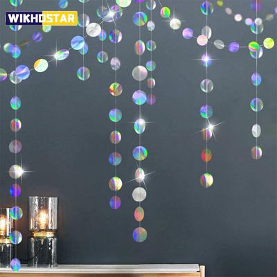 4M Banner di carta Decorazione per feste di compleanno Primo 1° Bambini Ragazzo Ragazza Adulto Laser Argento Ghirlanda Matrimonio Baby Shower