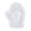 Christmas Silicone Resin Molds for Making Deer Santa Snowman Ornaments DIY Crafts Epoxy Casting Glue Mold Cake Decorating Supplies