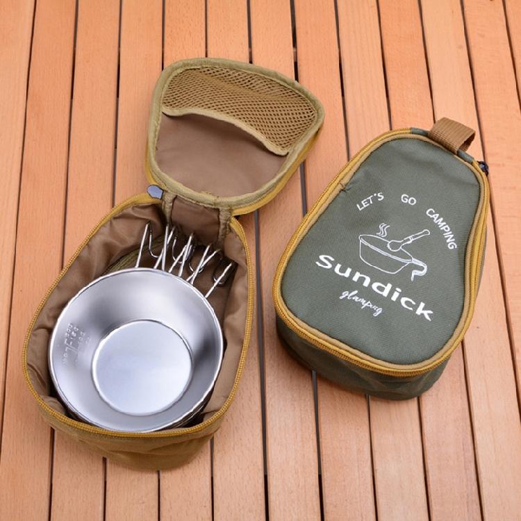 Travel Cutlery Storage Bag Utensil Storage Bag Camping Bowl Bag Picnics Bowl Bag