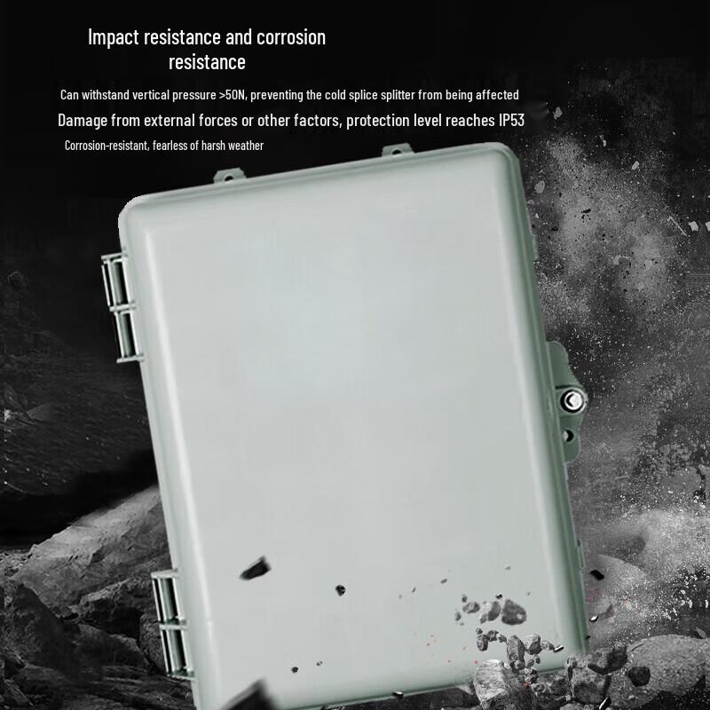 Qi Shao 24-Core FC Wall-Mounted Fiber Optic Distribution Box