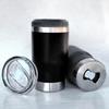 14oz Car Insulated Can Cooler, Universal Stainless Steel Double Lid Beer Cup Cooling Ice Water Bottles Insulated Slim Can Cooler