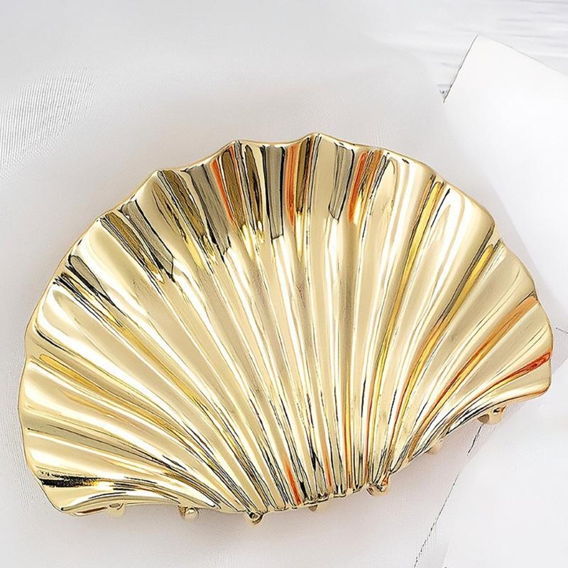 Practical Metal Shell Hair Clip Elegant Hair Accessory Hair Decoration Hairpieces For Various Hairstyles And Occasion