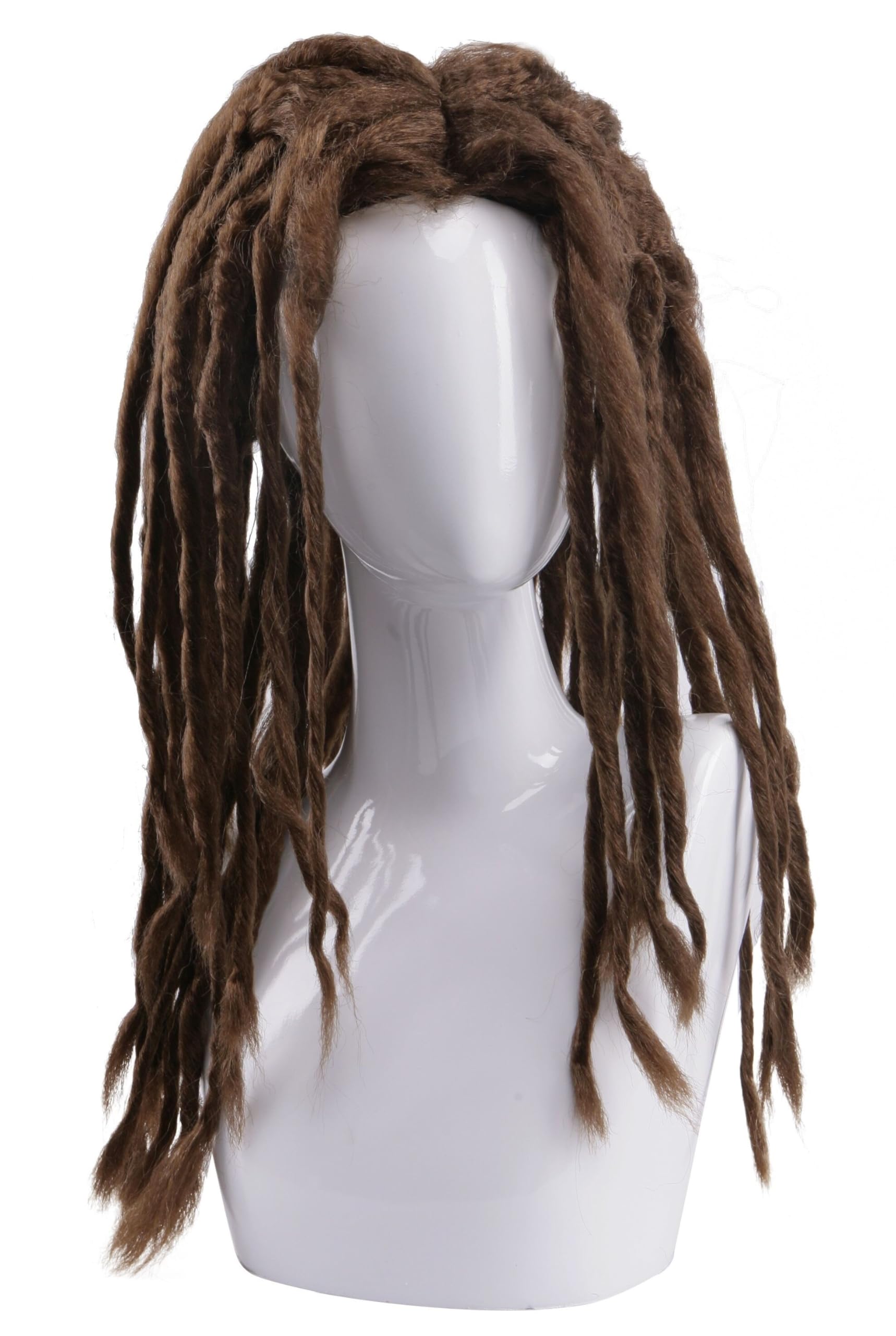 

GJTr Дреды Длинный парик Парик на всю голову Хэллоуин Вечеринка Мероприятие Коричневый Коричневые волосы