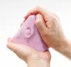 Skater Silicone Rice Ball Wide X Deep X SLOR1 Wrap, White, 9.5cm 3.5cm 8.5cm High,