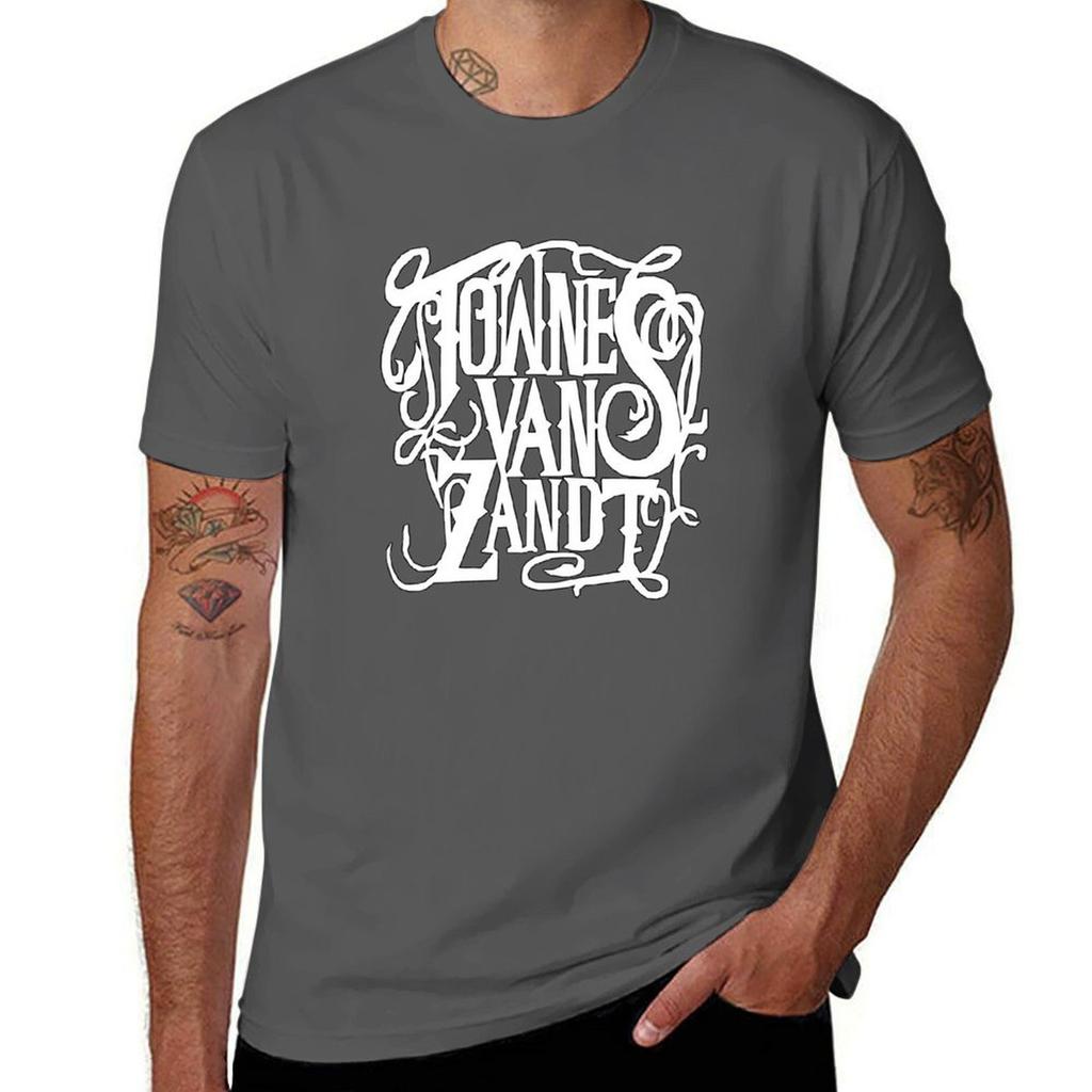 Townes Van Zandt (Weiß) T-Shirt Lässig Locker Tägliches Tragen T-Shirt