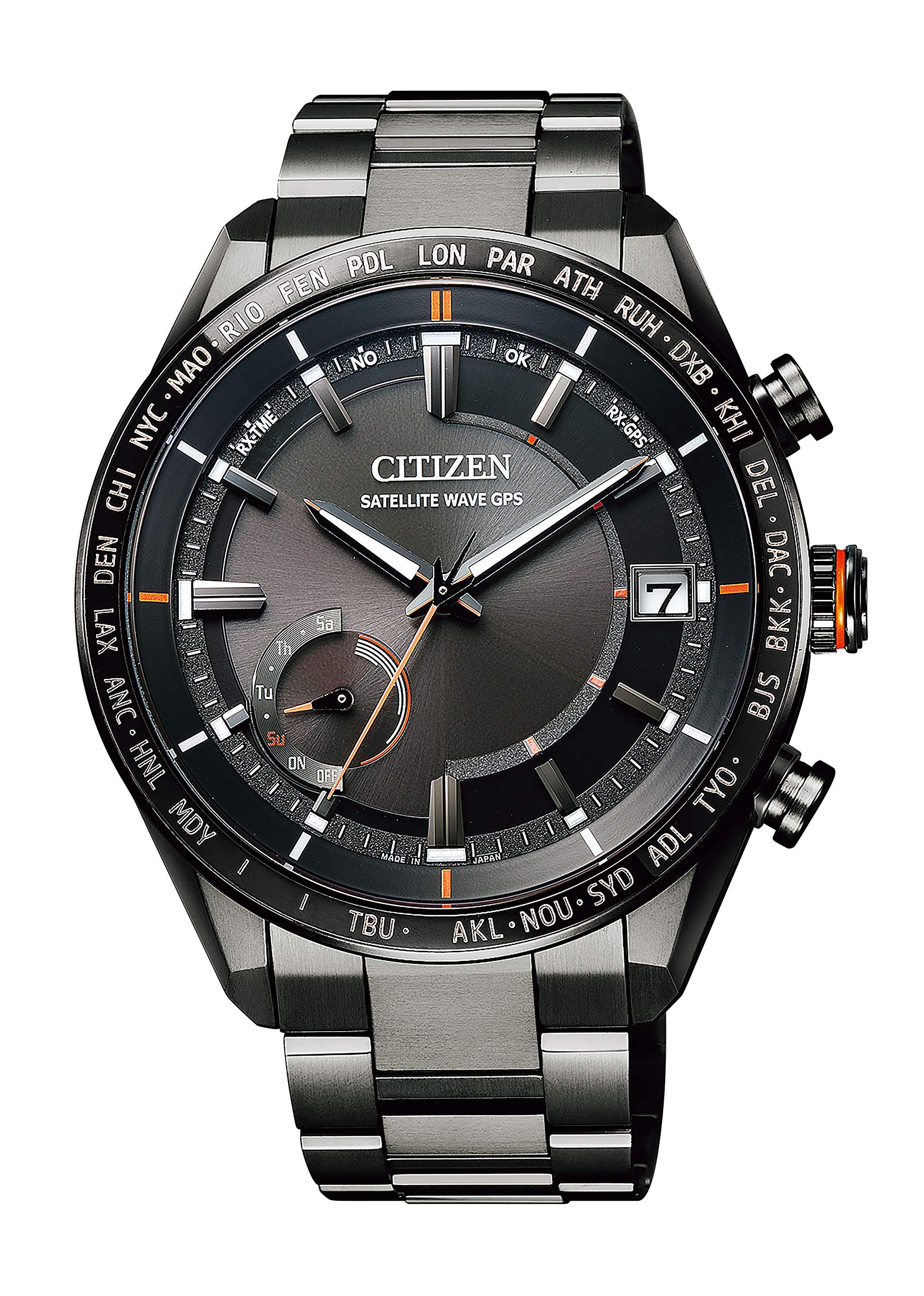 

[Citizen] Atessa F150 Eco-Drive Eco-Drive GPS Satellite Radio Watch Direct Flight ACT Line CC3085-51E чоловічий чорний
