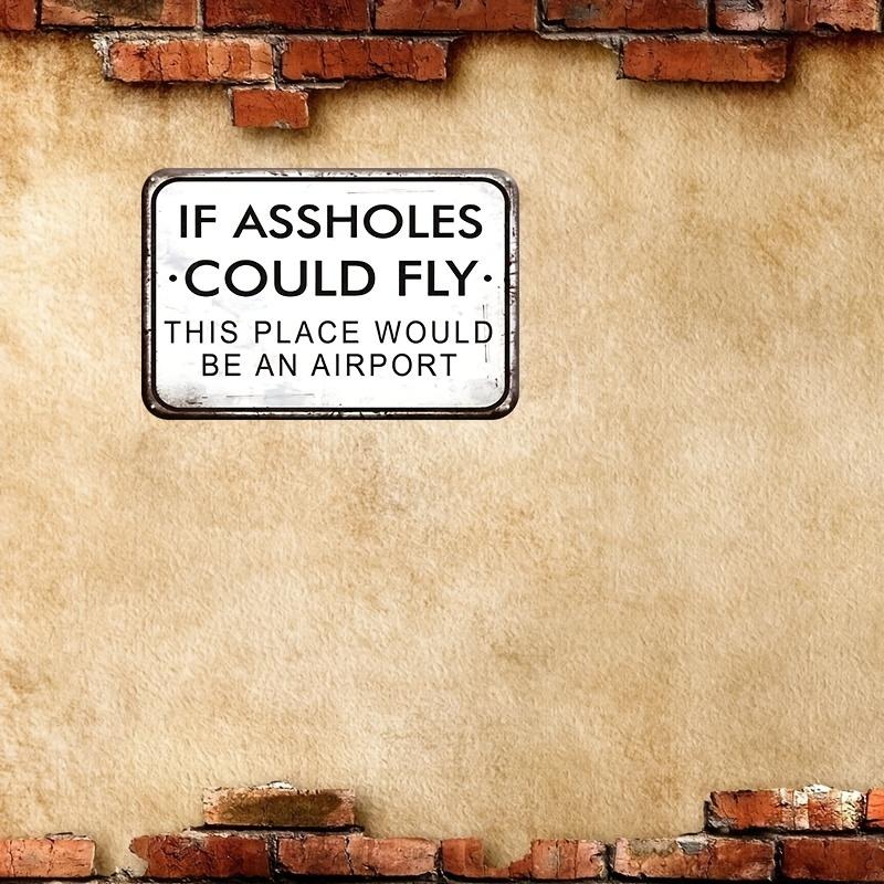 1 шт. Забавный декор Саркастическая табличка из металла для бара Знак для гаража Знак — фото 3