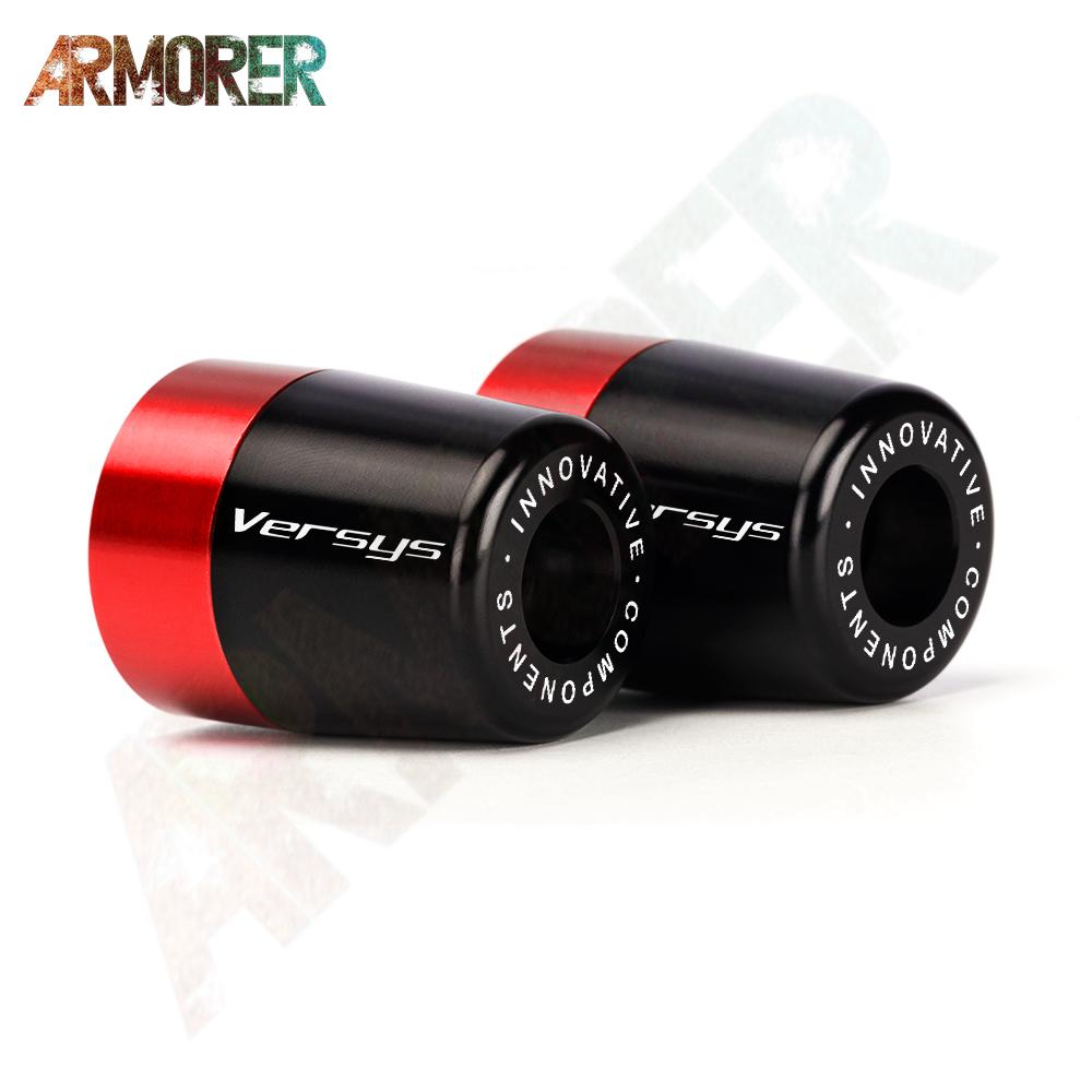 For KAWASAKI Versys 650 1000 Versys 650 Versys650 Versys1000 Motorcycle Accessories CNC Handlebar Grips Handle Bar Cap End