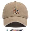 Pc Pcs Vintage HandPainted Character Duckbill Cap  Adjustable Unisex Baseball Hat Suitable for Parties Music Festivals Tra