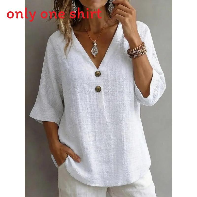 Geometric Pattern Womens Casual T Shirt With V Neck And Short Sleeves For Summer Wear