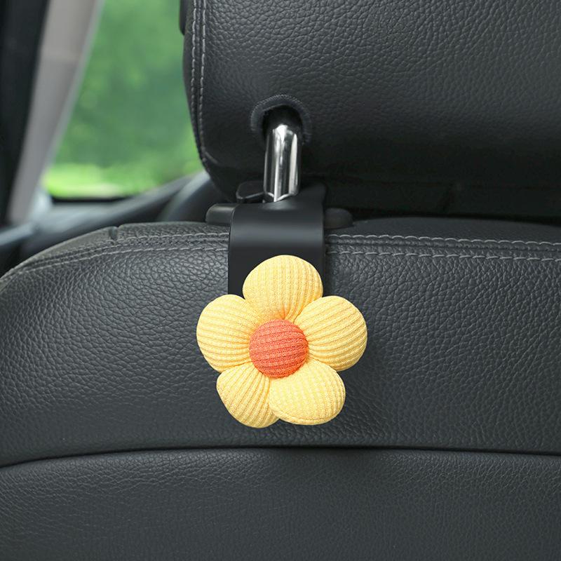 Car Hooks Portable Car Seat Headrest Organizer Hooks Vehicle Seat Back Hook For Purses Bags