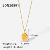 Youthway Stainless Steel Necklace Cubic Zirconia Pendant 18 K Plated Trendy Jewelry Boucle D'Oreille Femme Necklace Gala