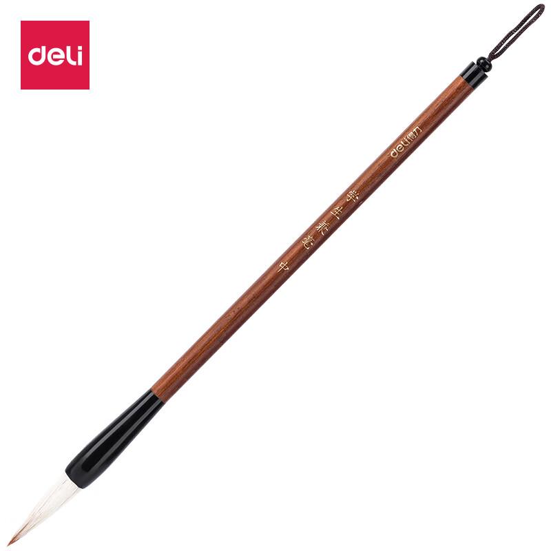 Deli 6584 Mixed Hair Calligraphy Brush, Medium