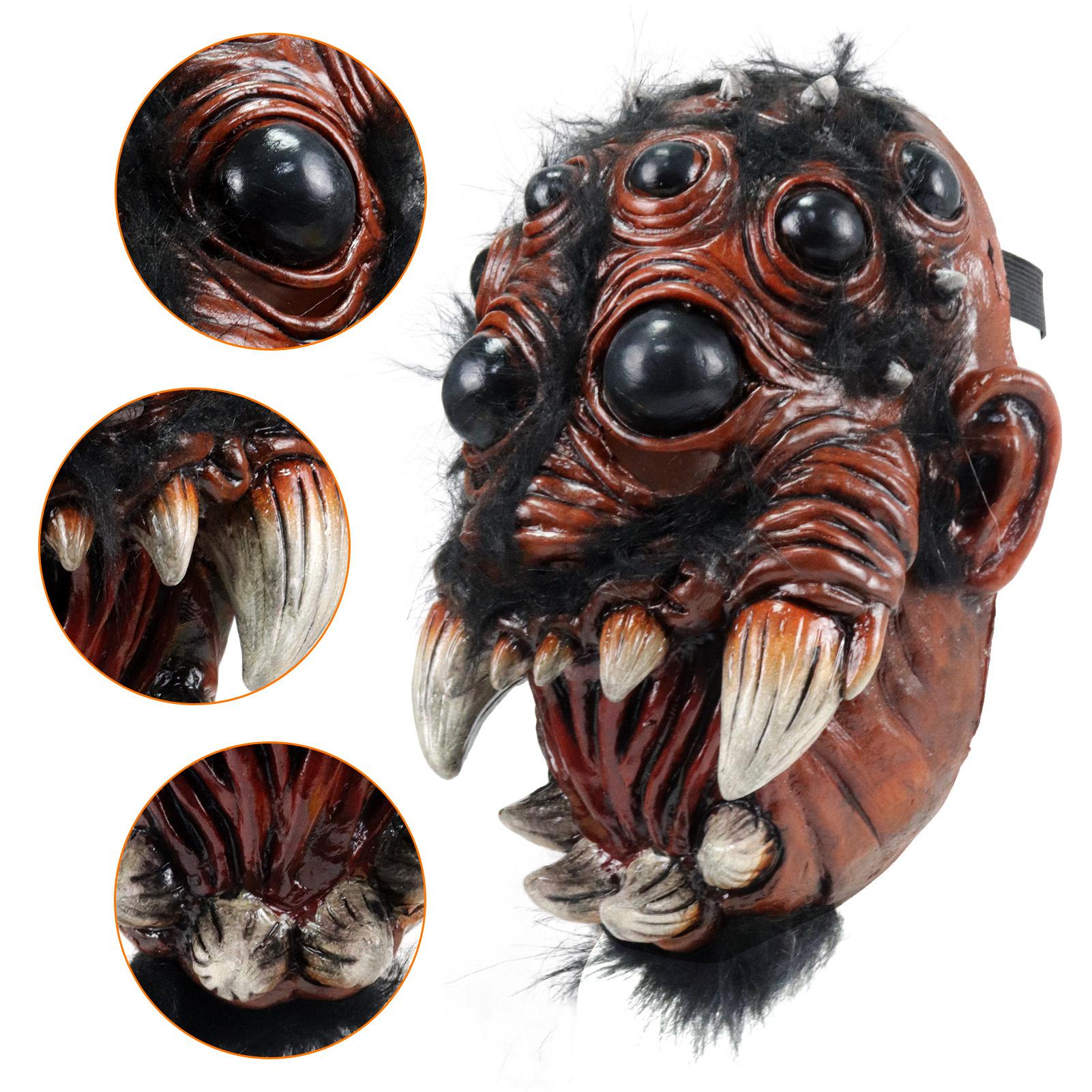 

Halloween Scary Spider Latex Animal Mask mask коричневий