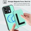 For Xiaomi Poco X6 5G/Xiaomi Redmi Note 13 Pro 5G Magnetic Case TPU+PU Leather Phone Back Cover with Detachable Card Holder