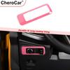 Interior Head Light Switch Cover Trim  Pink Accessories for Ford Bronco +