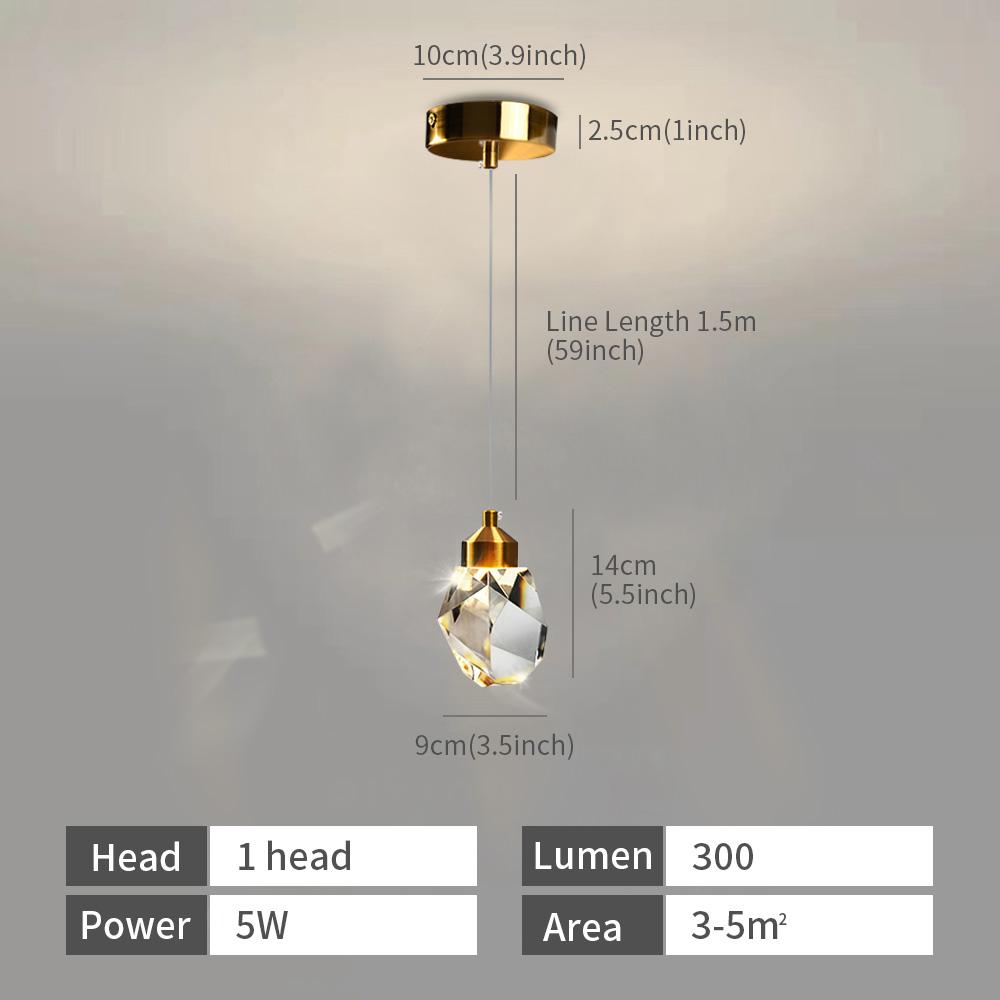 

Современный минималистский стиль K9 хрустальная потолочная люстра гостиная спальня столовая коридор светодиодное освещение для дома Warm White