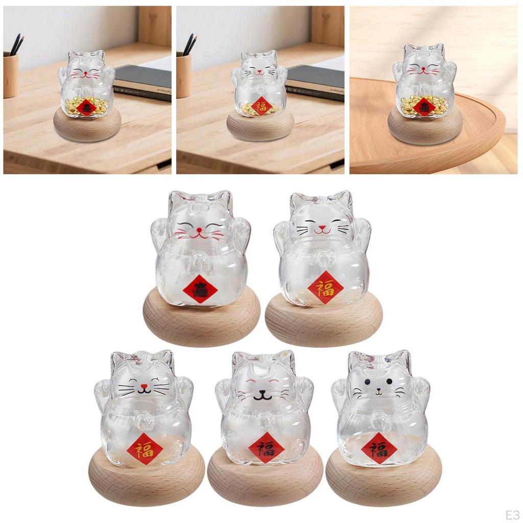 Glass Jar Clear Storage Mini for Home Bedroom Drawer Living Room