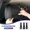 -Ice Silk Car Headrest Cover Seat Headrest Neck Pillow Cover Accessories For BMW 5 Series X3 X5 F10 F30 F25 F15 G20 G60 G30 G32