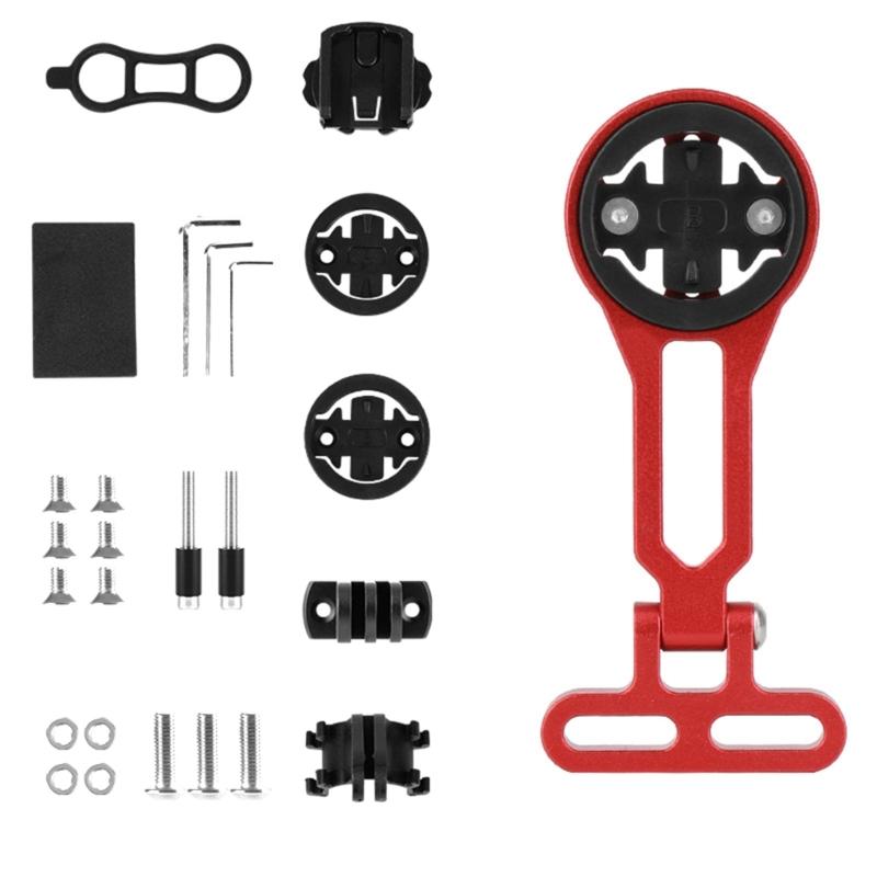 1Set Multifunctional Bike Computer Mount Bike Stopwatches Speedometers Mount for Mountain Bikes красный