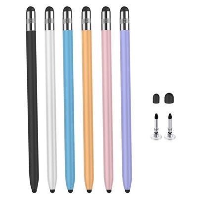 Zwei Spitzen Silikon-Stifte 3-in-1 Design Universelle Kompatibilität Telefone Tablets Sanfter Bildschirmkontakt