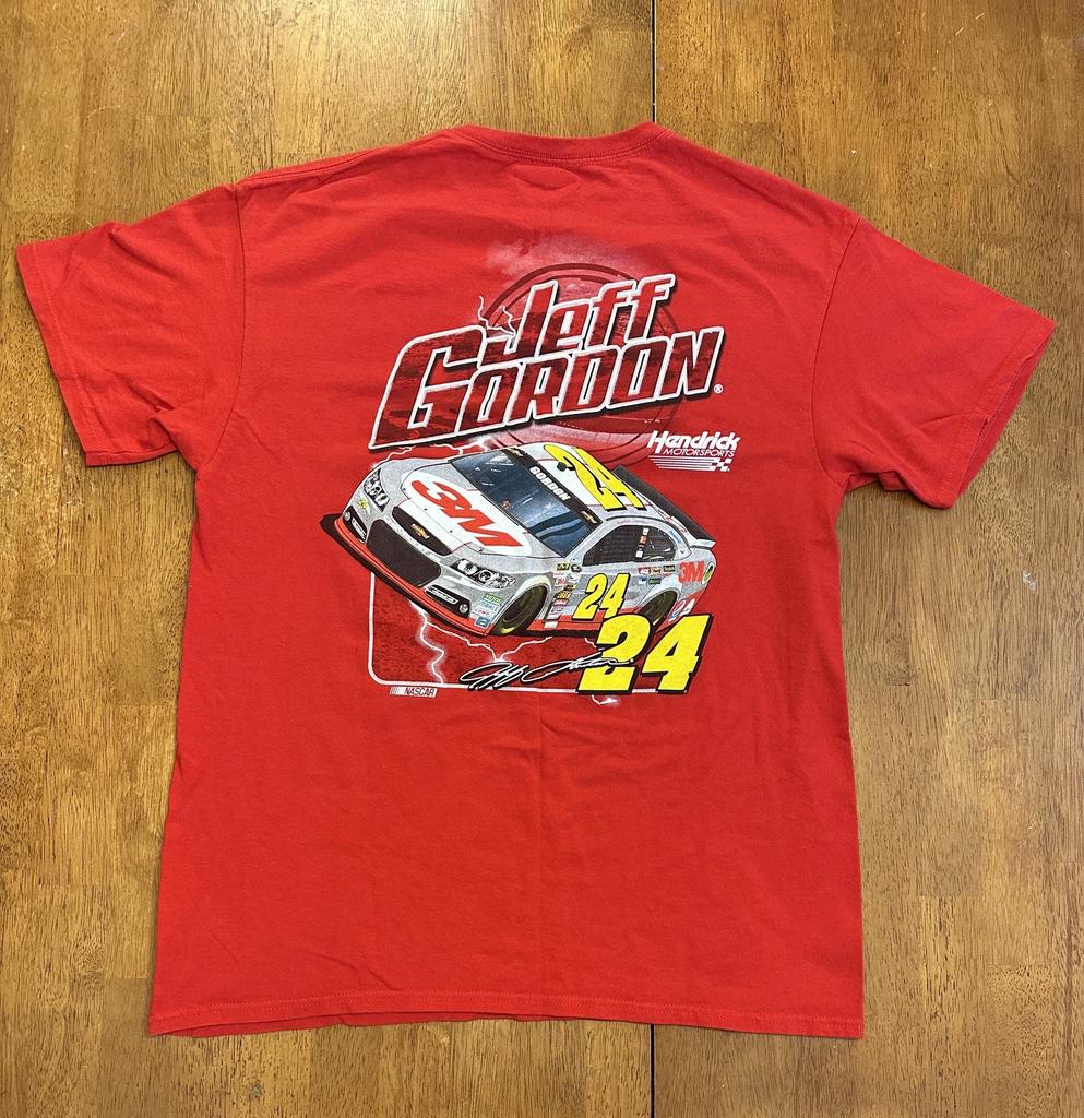 Jeff Gordon NASCAR Graphic T Shirt Large