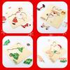 Christmas Wooden Puzzles Set for Toddler Santa Snowman Reindeer Wooden Puzzle for Kids Xmas Stocking Stuffer Gift Bag Filler