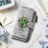 Cool Green Demon Pattern Long Wallet for Daily Use Fashion Multi Card Slot Purse